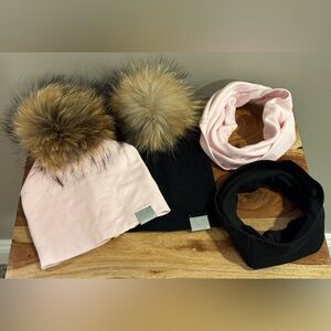 Kids Winter Hat, Mitts and Neck Warmer - 2 Sets for $30
